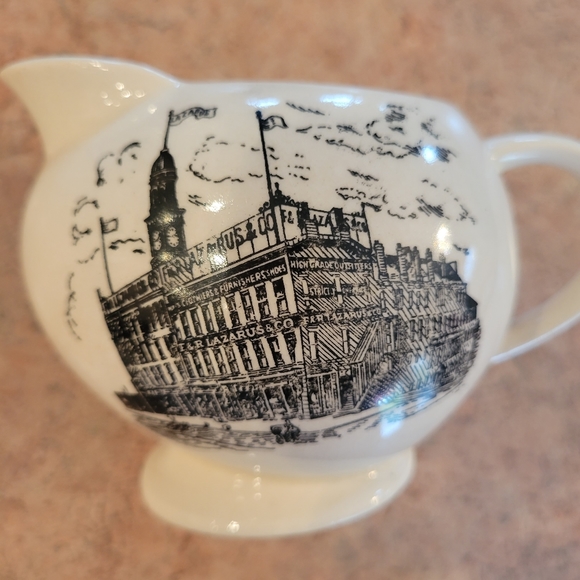 Vintage Burslem China (England) Creamer with F&R Lazarus Motif - Picture 13 of 14